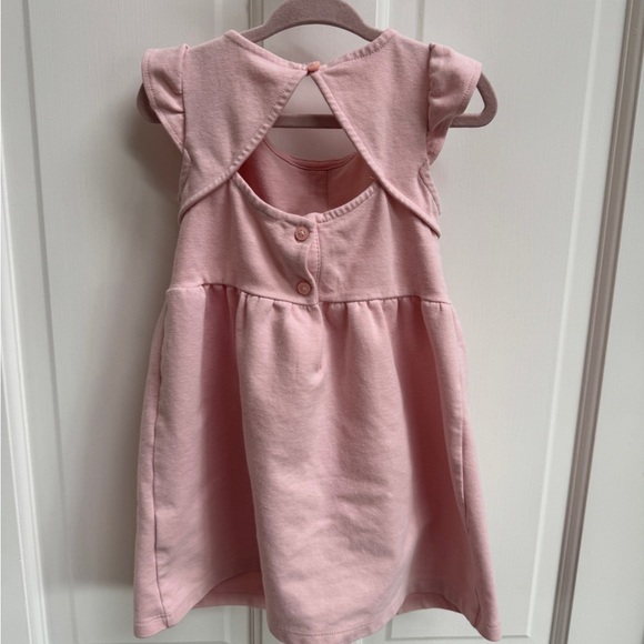 Janie & Jack 3T Girls Pink Formal Tank Top Ruffle Front Dress - Picture 6 of 6